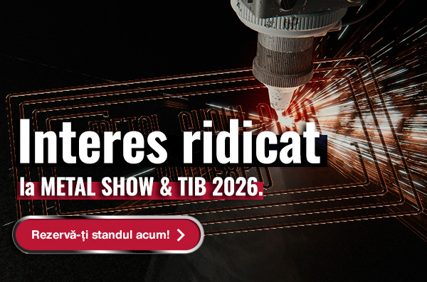Nl4. Interes ridicat la METAL SHOW & TIB 2026. Rezervă stand acum!